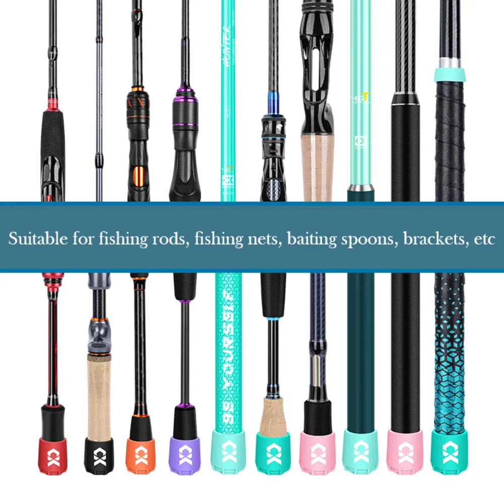 Силиконовая защита для удочки эластичная легкая заглушка хвоста прочные