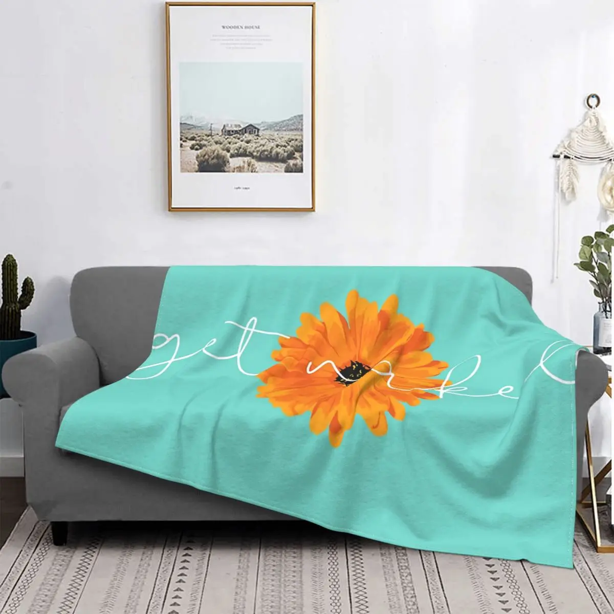 

Get Naked Blanket Flannel All Season Black Eyed Susan Flower Cute Plaid Throw Blankets For Bedding Outdoor Bedding Throws