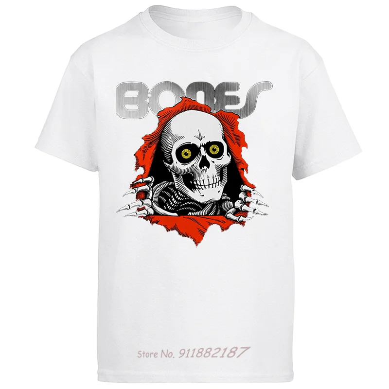 

Bones Ripper Skate graphic t shirts short sleeve t-shirts O-neck T-shirt Summer Men's clothing