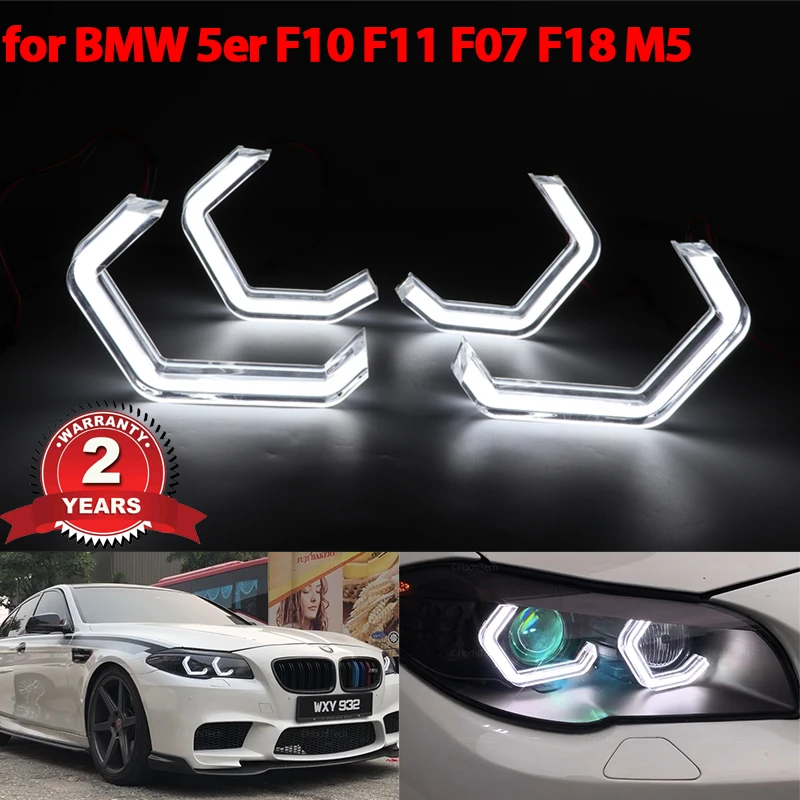 

Concept M4 Iconic Style LED Angel Eyes halo rings for BMW 5 series F10 F11 F07 F18 520i 523i 528i 530i 535i 550i M5 2010-2017