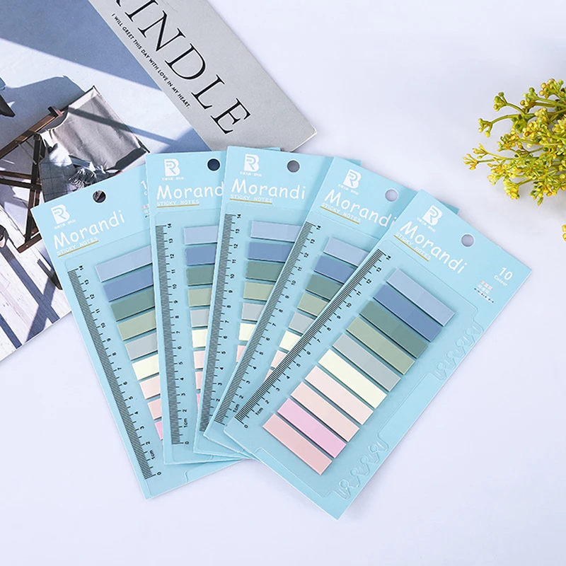 

200 Sheets Solid Color N Times Sticky Key Points Index Note Post Sticker Bookmark To Do List Labels Sticky Notes Stationery