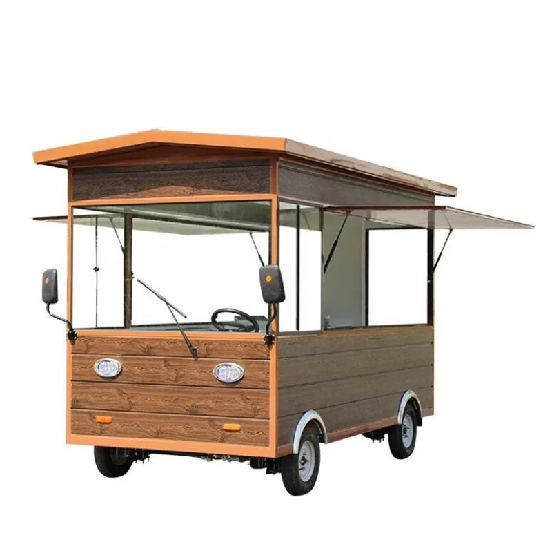 

OEM Electric Mobile Street Food Truck Fast Food Trailer Van Ice Cream Vending Kiosk Cart for Sale