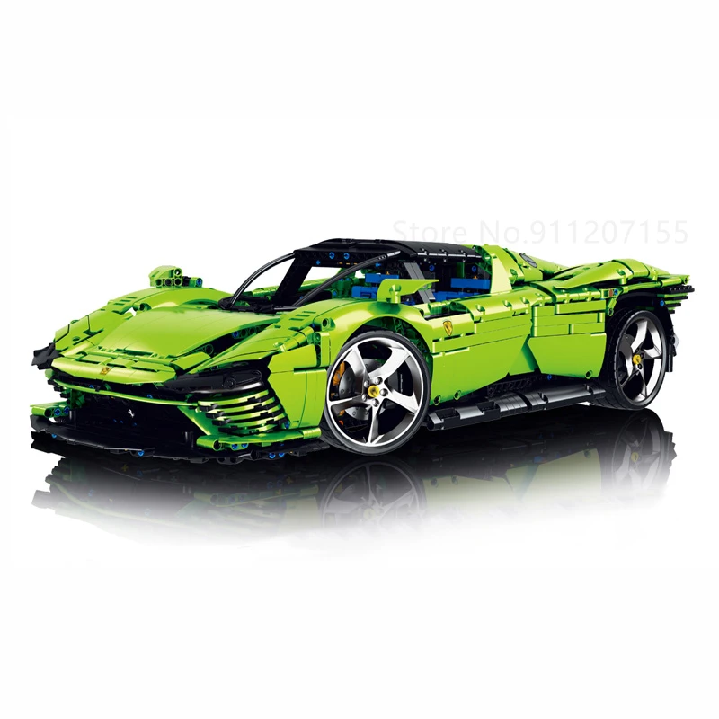 

IN STOCK 3778pcs Compatible Daytona SP3 Sports Car Building Blocks Model Fit 42143 MOC Technical Bricks Children's Toys Gift Set