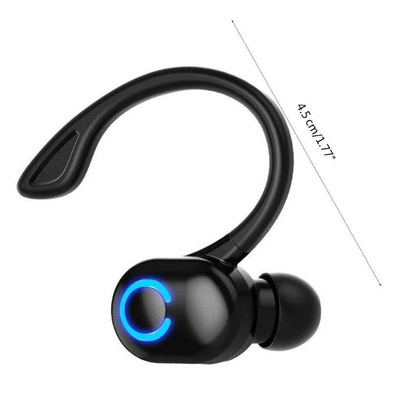 Беспроводные Bluetooth-совместимые наушники спортивная гарнитура для бега одно ухо