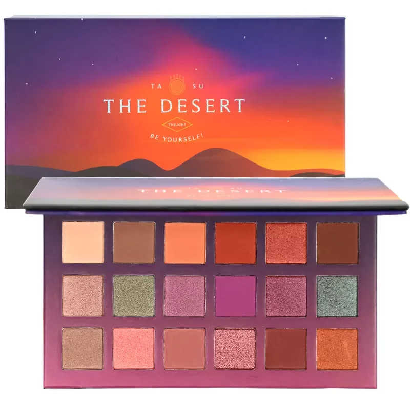 

NEW2023 18 Color Studio Shimmer Matte Eyeshadow Pallete Glitter Metallic Pigmented Eye shadow Makeup Palette Maquillage paleta d