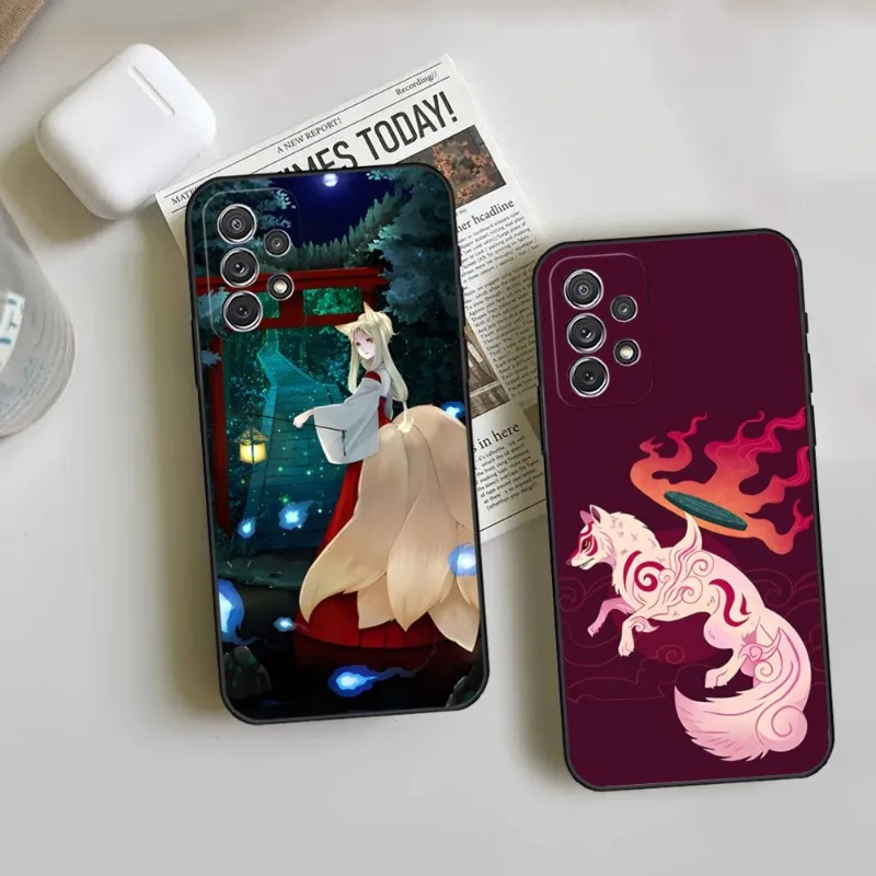 

Birches The Wish Kitsune Fox Deer Yokai Phone Case For Samsung Galaxy S23 S30 S10 S22 S20 S21 S7 S9 S8 Pro Plus Ultra Fe Cover