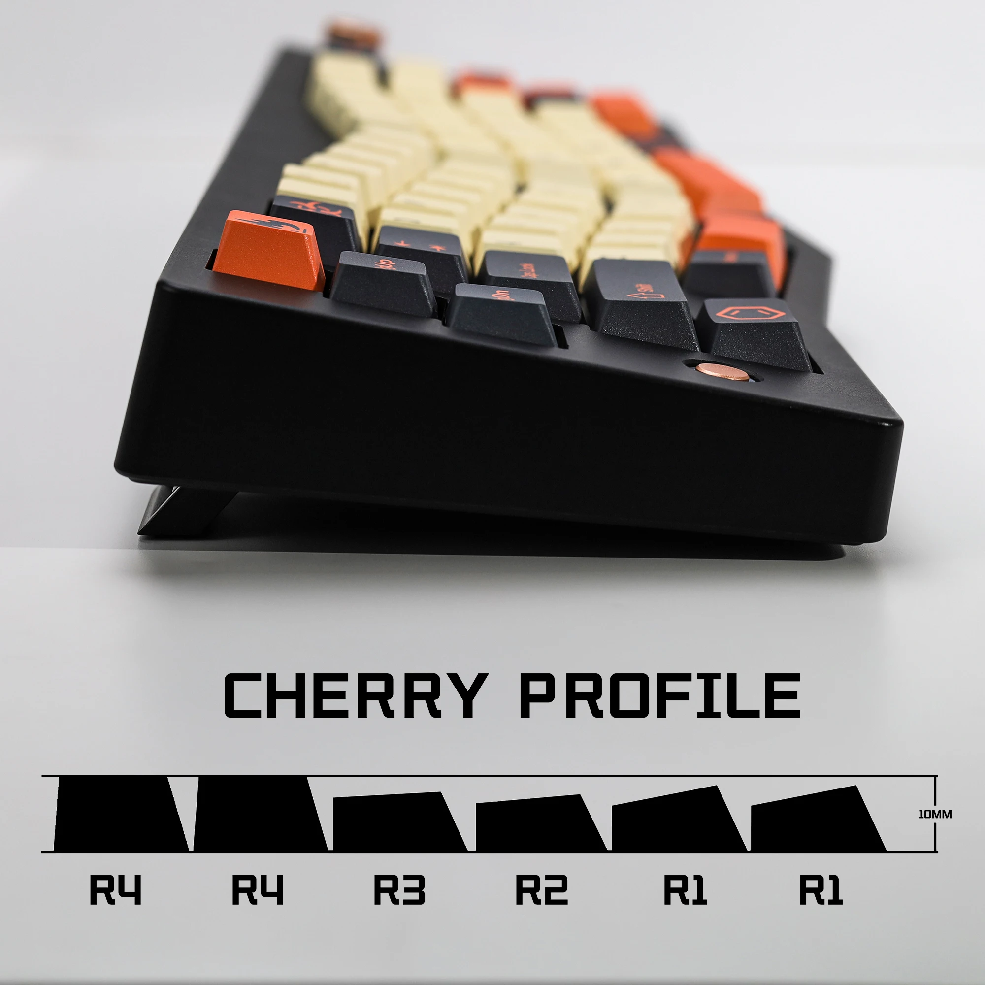 Комплект кастомных кейкапов KBDiy GMK Retro GMK Carbon Cherry Profile PBT Alice для механических клавиатур с переключателями MX, для гейминга, 60 клавиш (art.: 3920dba86b596) - 3920dba86b596