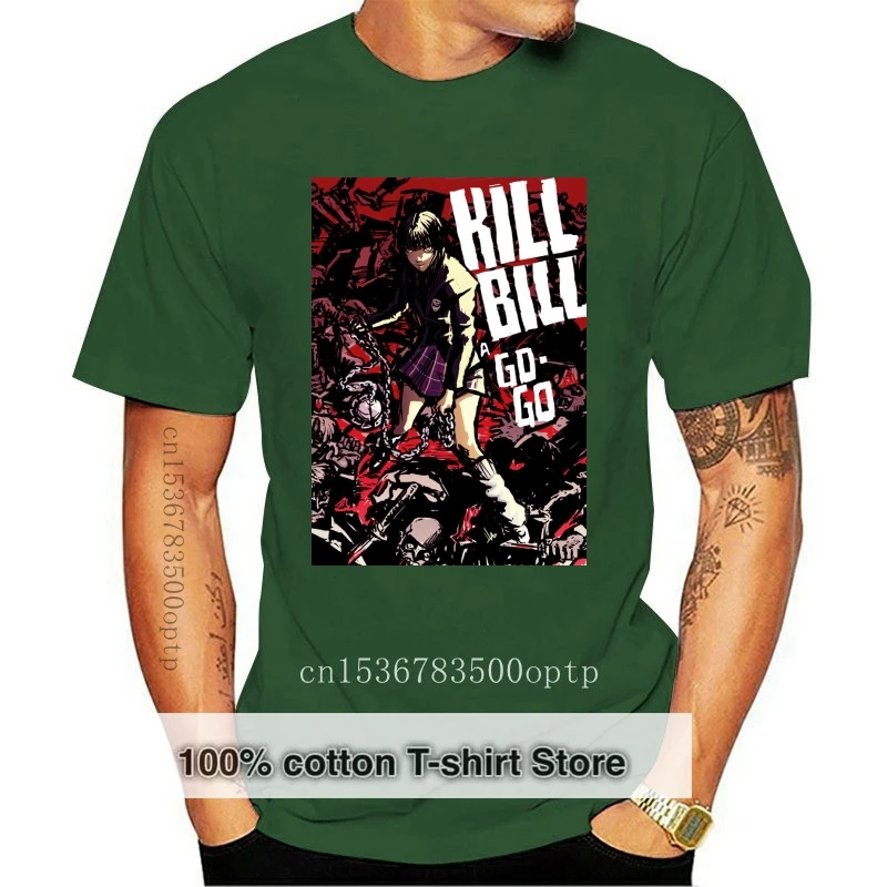 Classic Movie Kill Bill Go-go T Shirt Male Great Cotton  Graphic T-shirt