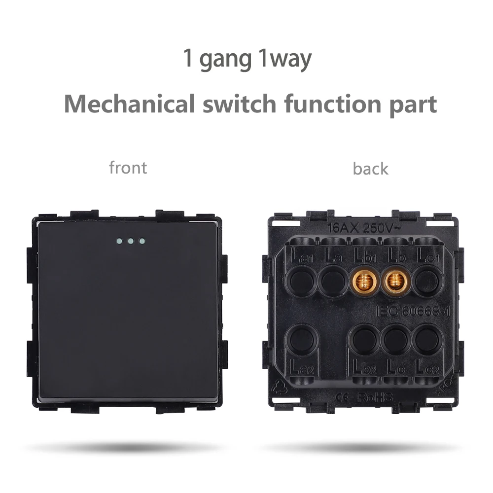 

Переключатели Bingoelec ZigBee, функциональные клавиши, термостат Tuya Smart Life Alexa «сделай сам» с черной стеклянной рамкой