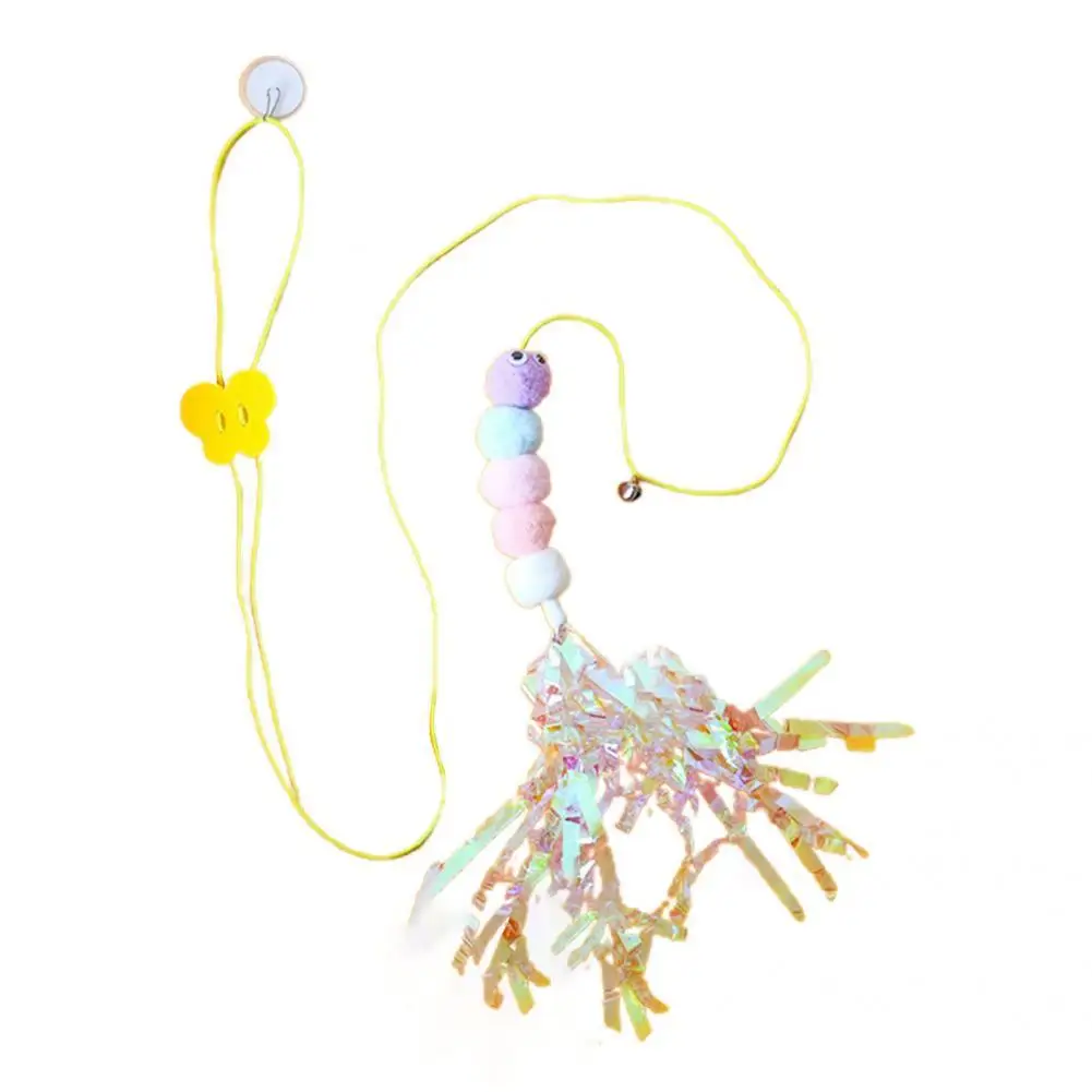 

Adorable Tension Relief Hanging Cat Catnip Toy Door Hanging Toy Fine Workmanship Length Adjustable