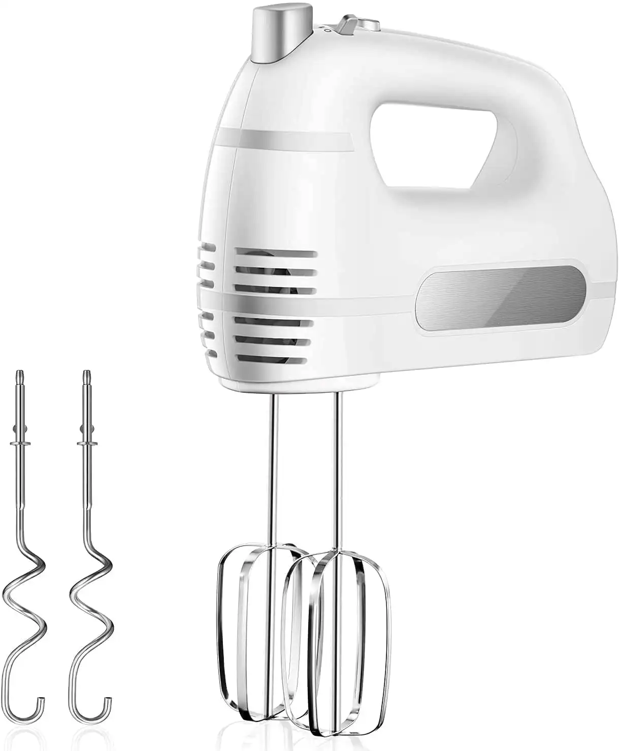 

Hand Mixer, 6-Speed Electric Hand Mixer with Hooks and Whisks 300W