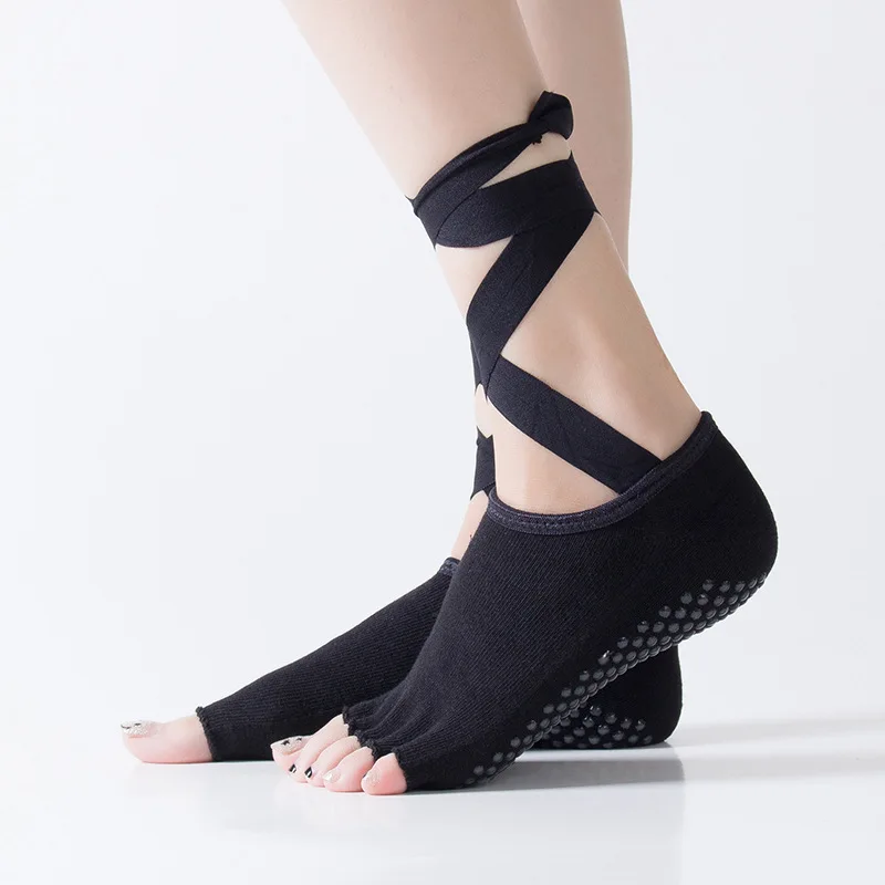 Women's Socks Strap cotton yoga socks for women breathable non-slip ballet pilates yoga socks winter sportswear accessories
