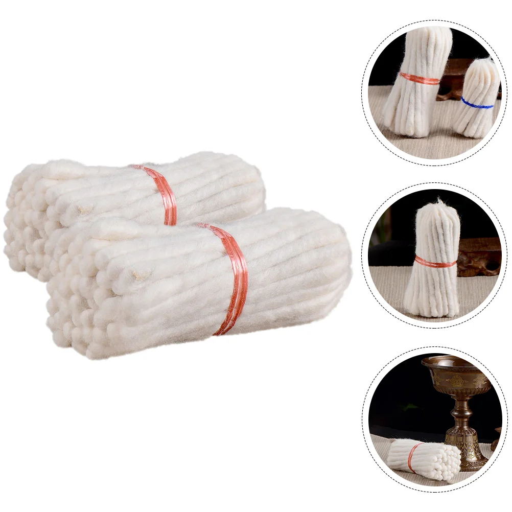 

Wicks Wicklamp Oil Cotton Replacement Bottleparaffin Burner Kerosene Natural Fiberglass Beeswax Organic Tealight Waxed Core