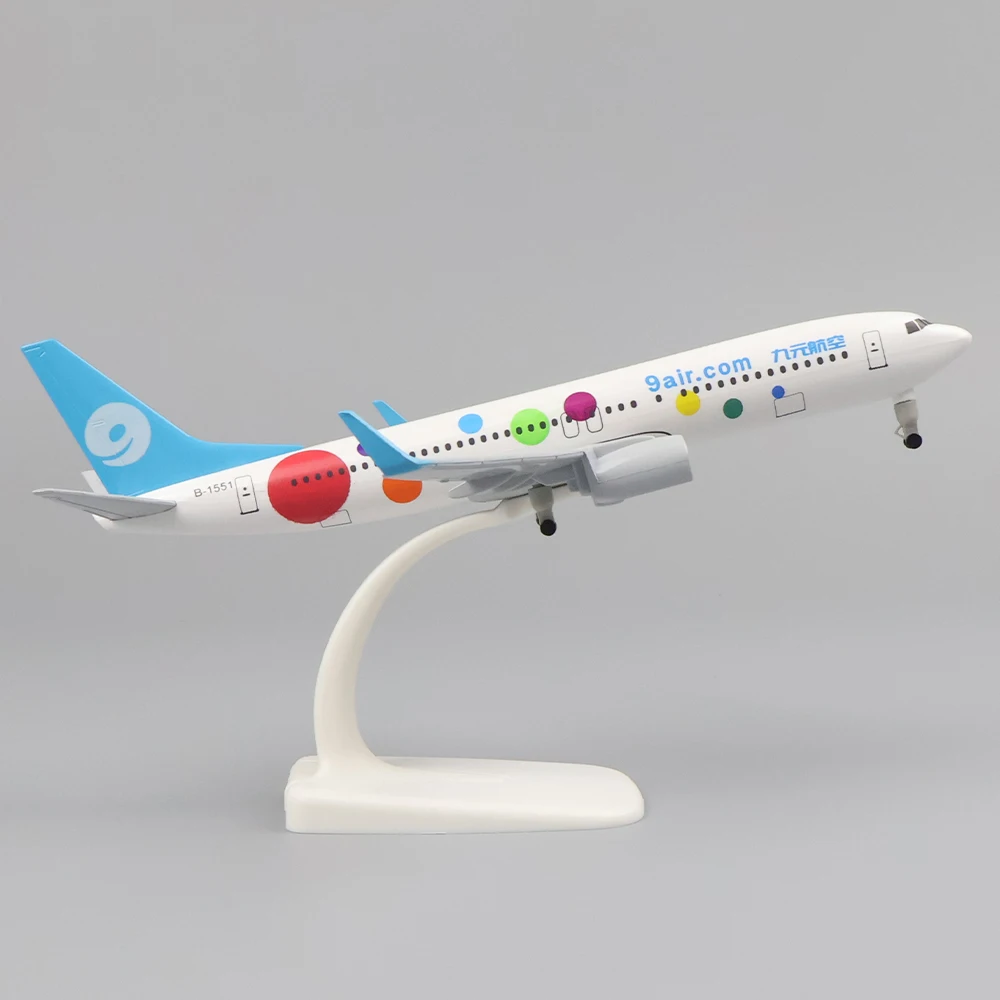 

Фотообои размером 20 см, размером 1:400, Реплика авиации Jiuyuan B737 из сплава со строительной планкой, коллекционные предметы, подарок на день рождения