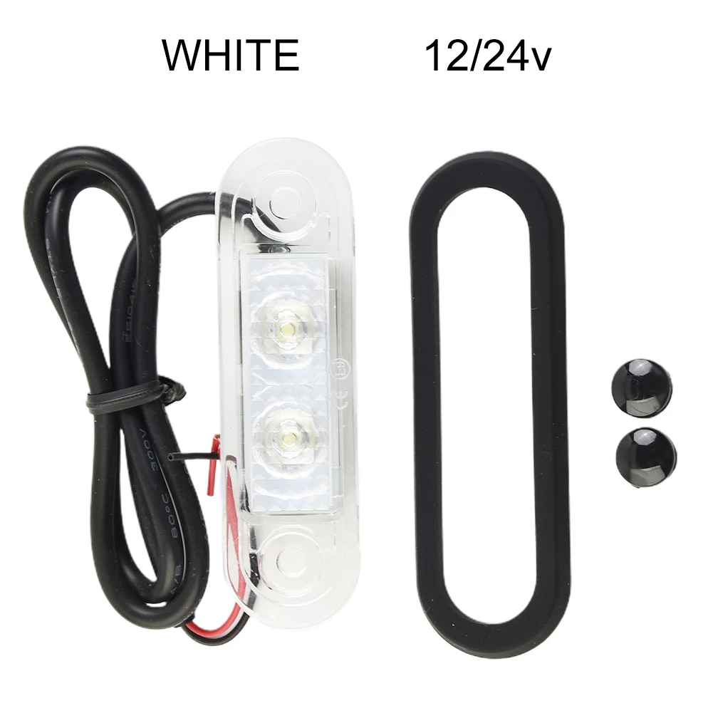 БЕЛЫЙ СТИЛЬ LED FLUSH FIT KELSA BAR MARKER ЛАМПА LIGHT 12v 24v ТОРМОЗ ЗАДНИЙ ФОНТ Автомобиль