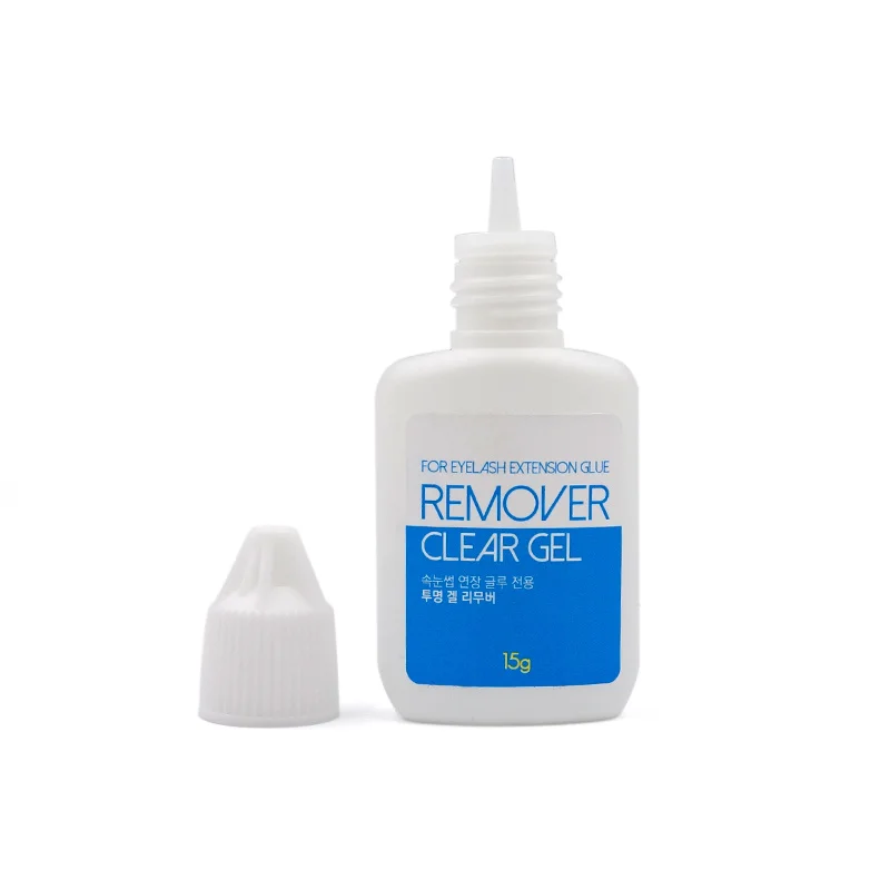 

10 Bottles Clear Gel Remover for Eyelash Extensions Glue Fake Lashes Glue Remover Lash Beauty Makeup Tools 15g Wholesale