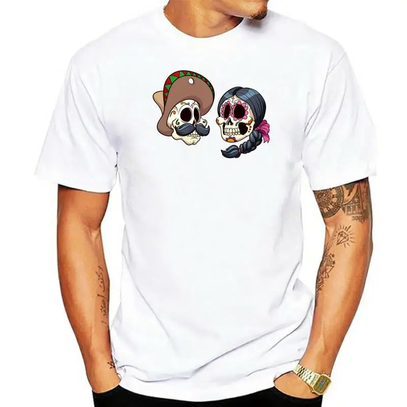 

Cartoon Mexican Skulls Tee -Image