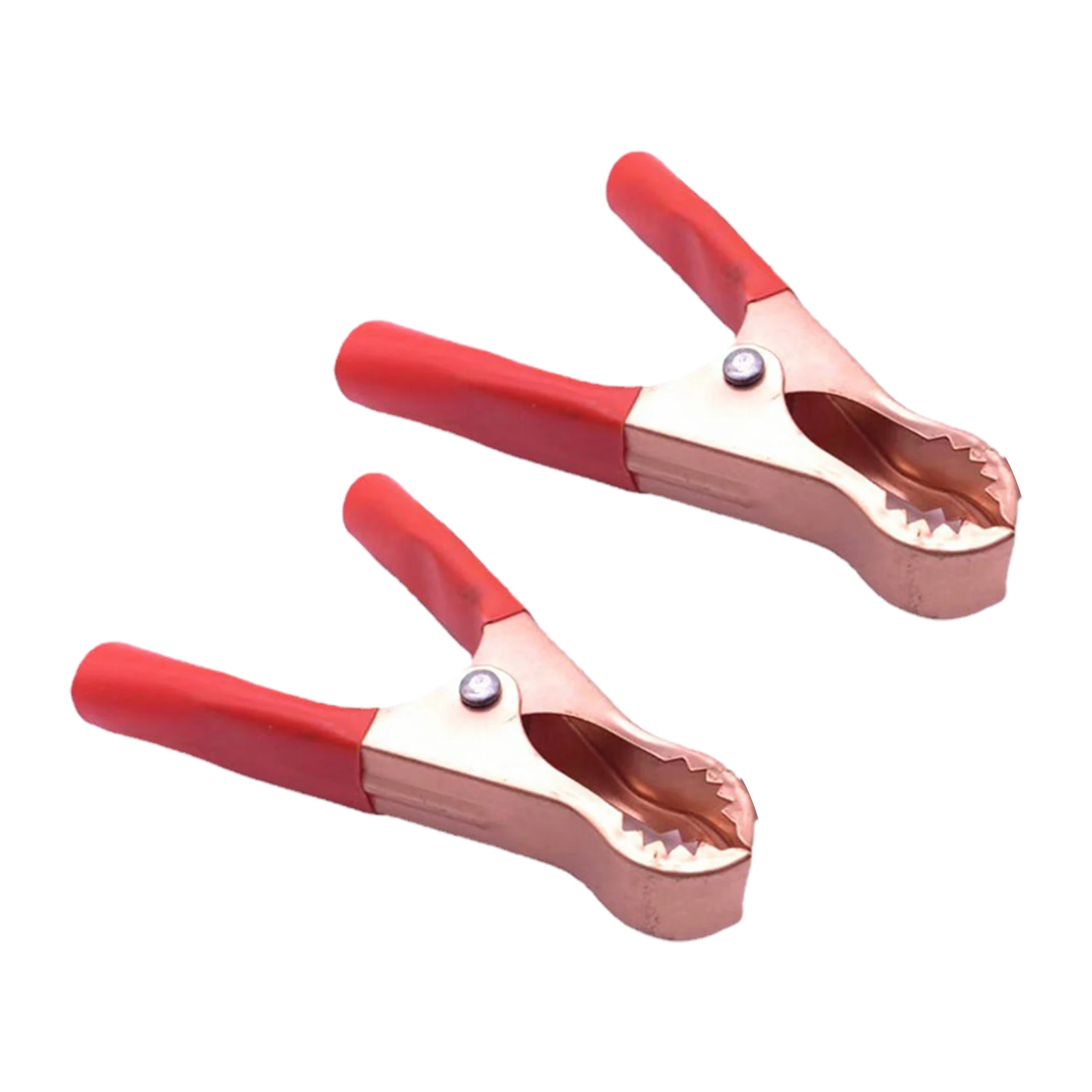 

2pcs 50A Copper-Plated Crocodile Clips Power Line Clip Security Test Clip 80mm Home Improvement Alligator Clips