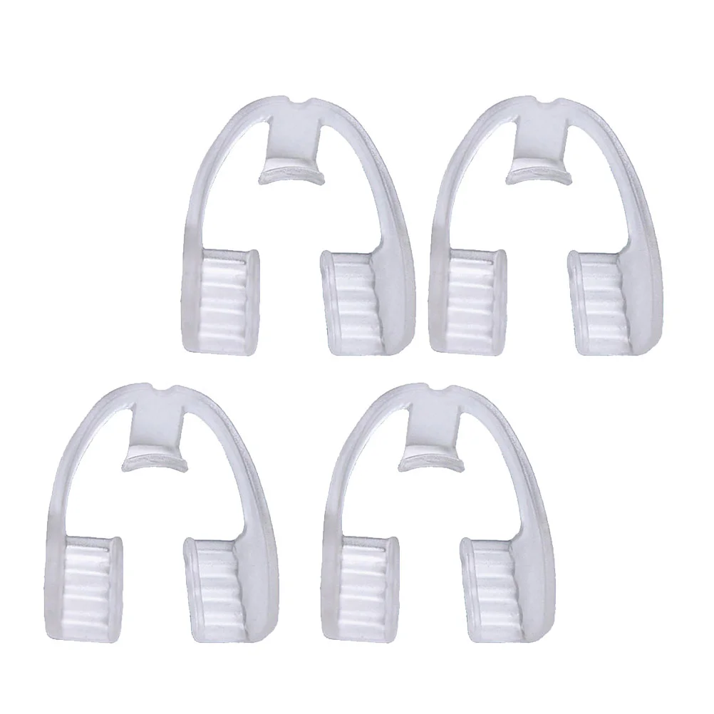 

4 PCS Gym Outfits Men Night Guard Sleeve Bruxism Stop Guard Tooth Molding Guard Teeth Grind Protector Man