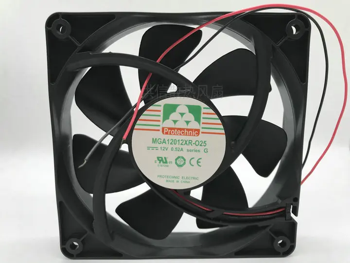 

MGA12012XR-O25 12025 12V 0.52A 12cm Chassis Axial Fan