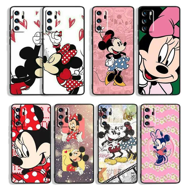 

Mickey Mouse Animation For Huawei Mate 40 30 20X 10 Lite P Smart S Z Plus Pro 2021 2020 2019 2018 Black Phone Case Capa