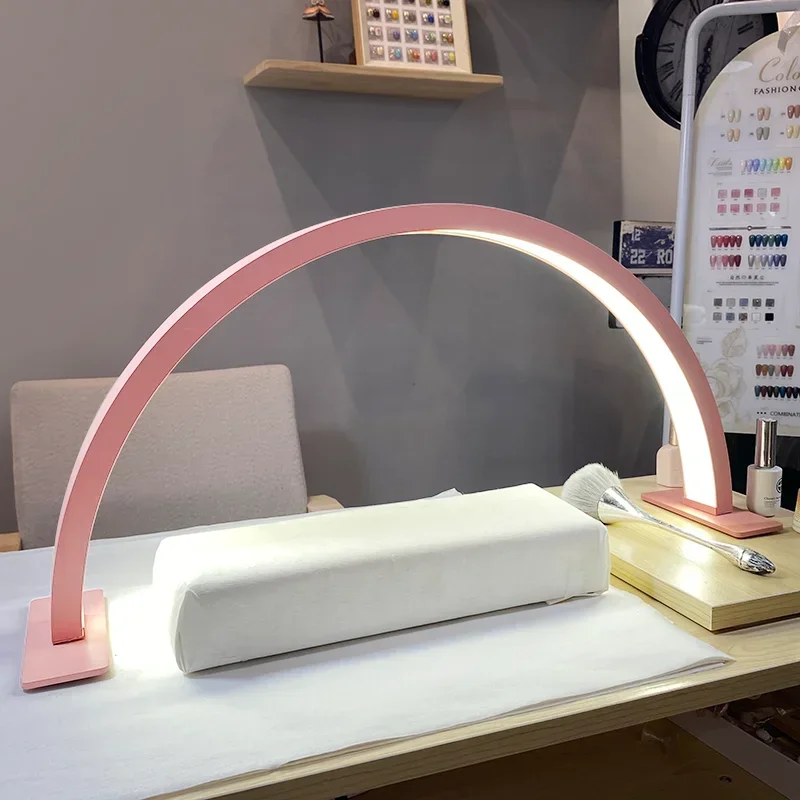 2024 магазин красоты полумесячная дугообразная Настольная лампа для маникюрного