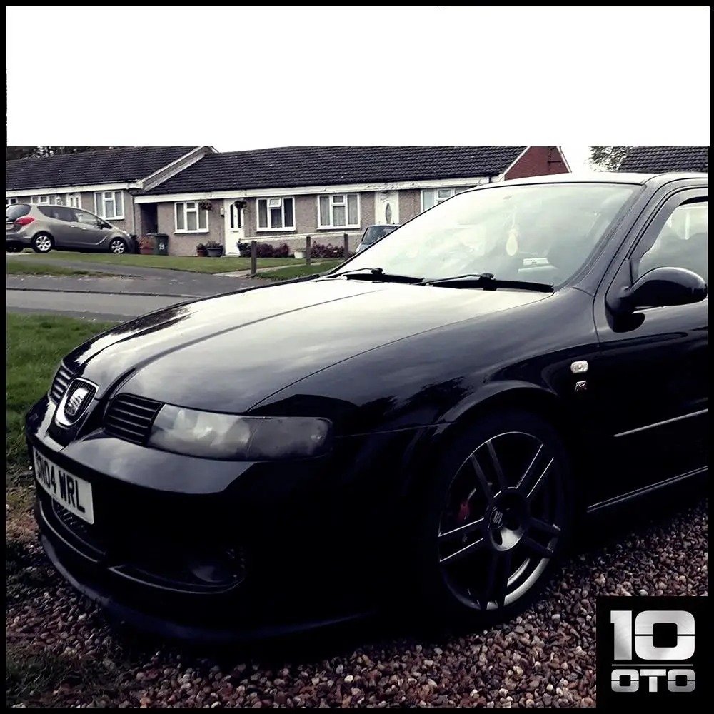 Передний яркий черный спойлер для SEAT LEON MK1 FR 1 M1 CUPRA R передний бампер Европейский