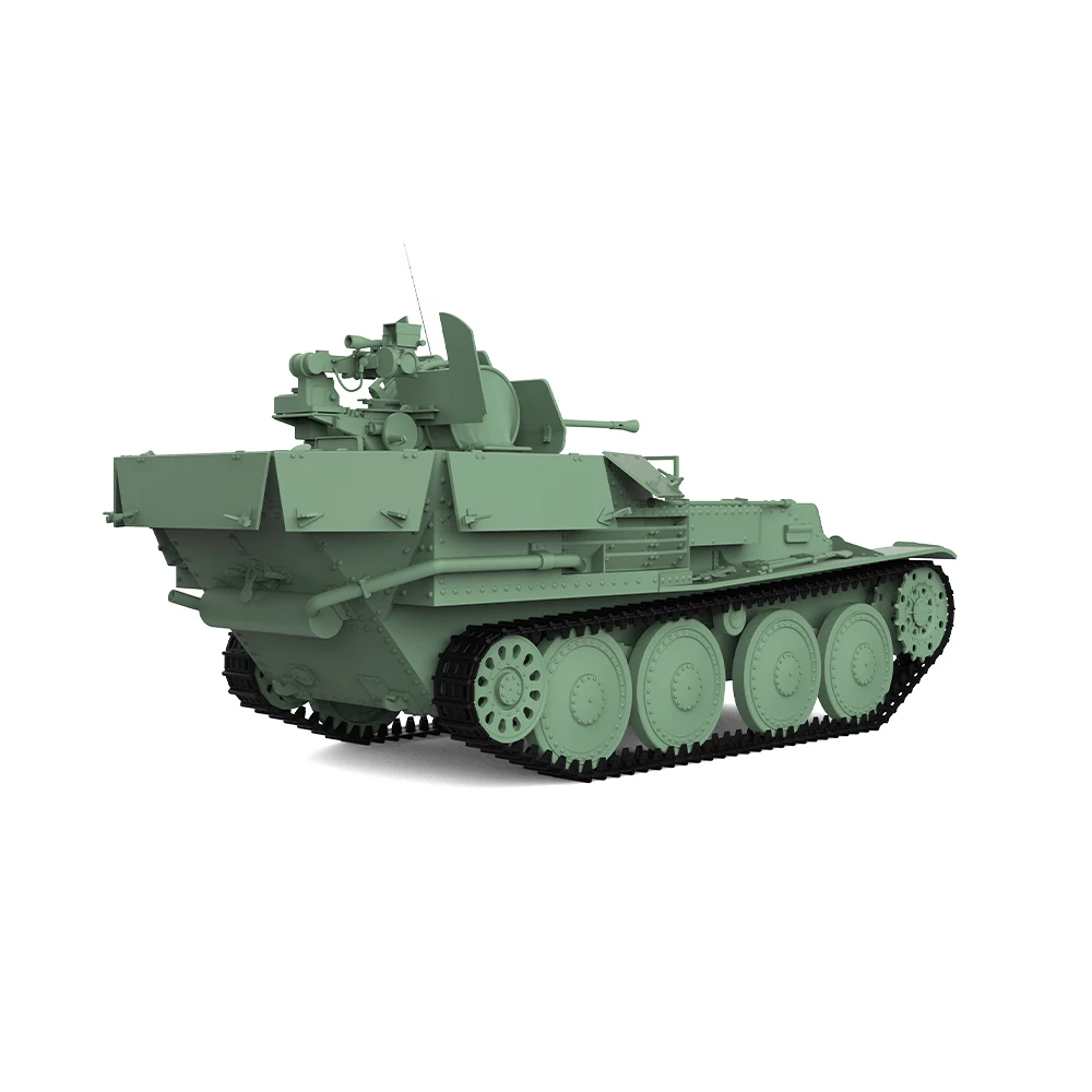 SSMODEL SS87727 Комплект военной модели железной дороги в масштабе 1/87 HO немецкий танк 38T