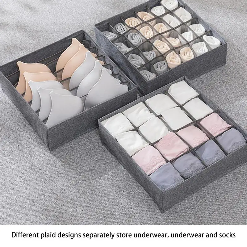 

Органайзер тканевый складной для хранения нижнего белья, органайзер для пояса, дышащий Органайзер для спальни, комод для хранения носков