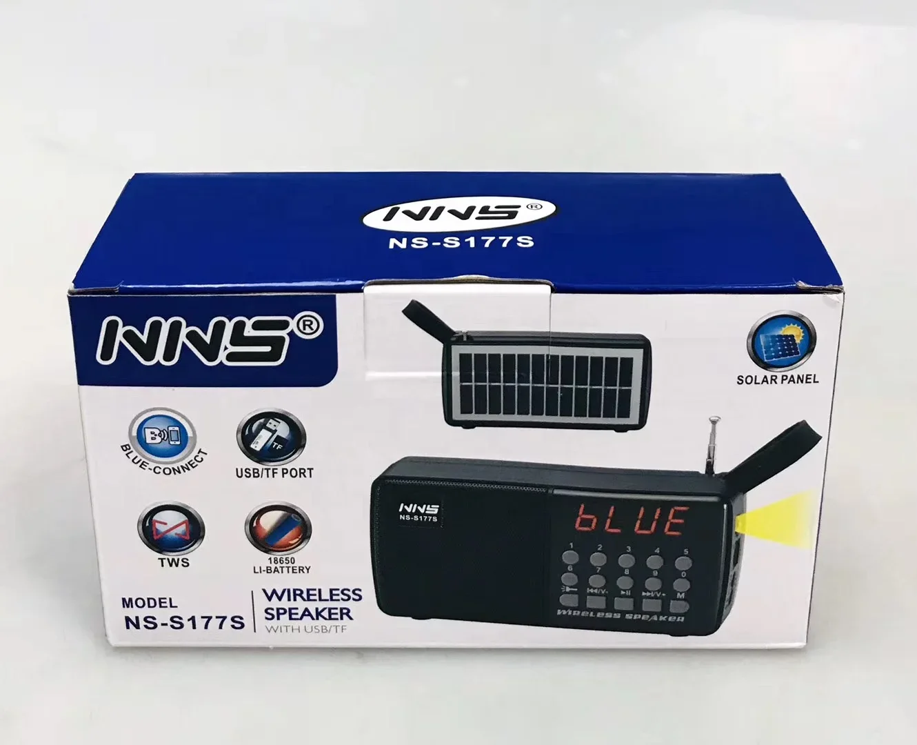 NNS S177S FM AM SW 3-диапазонный со светодиодной подсветкой и солнечными радиостанциями