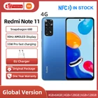 Смартфон Xiaomi Redmi Note 11, Snapdragon 680 восемь ядер, 33 Вт, Pro, быстрая зарядка, 50 МП, четыре камеры, дисплей 6,43 дюйма