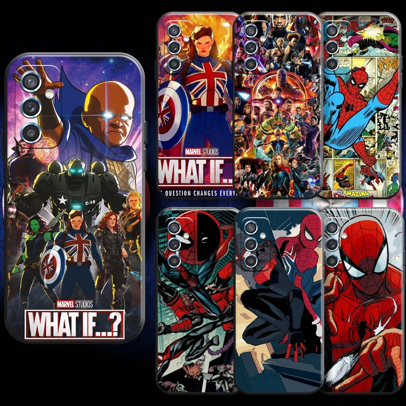 

Avengers Spider Man Marvel Comics For Xiaomi Redmi 10 Note 9 10 Pro 5G 9T 10S Phone Case Soft Back Coque Carcasa Liquid Silicon