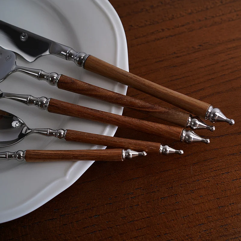 5 шт. набор ножей вилок ложек из нержавеющей стали