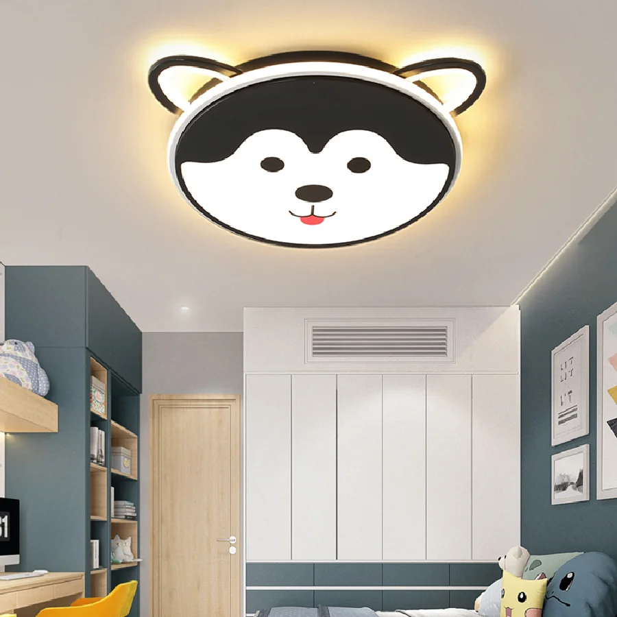 

Nordic home decoration children's lamp bedroom decor led lamp lights for room dimmable ceiling light lamparas indoor lighting