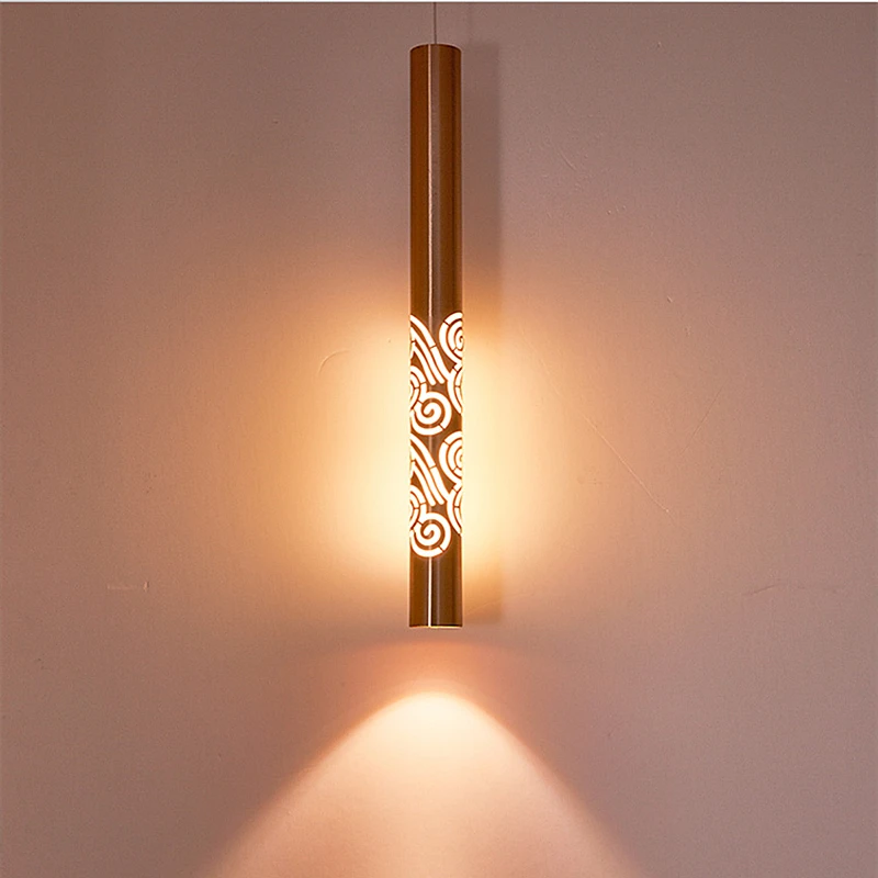 Современная светодиодная подвесная люстра с COB матрицей потолочная лампа