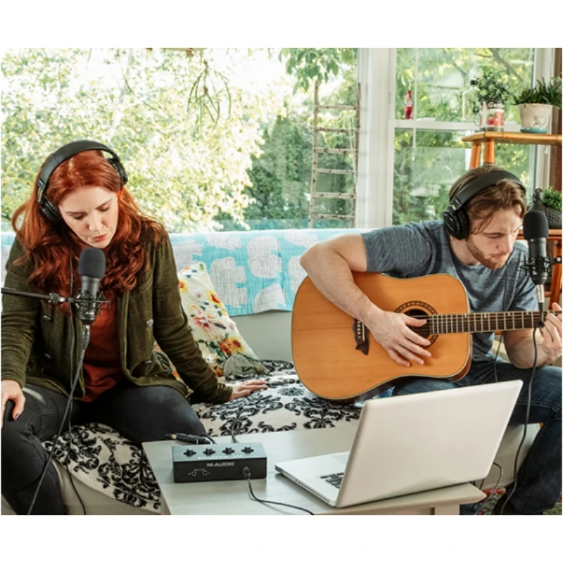 Портативный интерфейс записи M-AUDIO M-Track DUO 2 входа/2 выхода