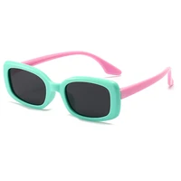 childrens fashion silicone sunglasses boys girls polarized square lens eyewear kids uv400 outdoor goggles sun glasses for kids