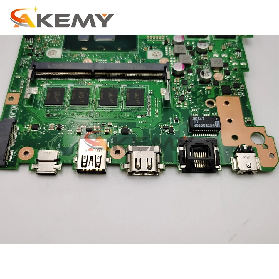 Akemy X405UQ материнская плата для ноутбука ASUS VivoBook 14-X405UQ X405U S4100UQ U4100UQ оригинальная 4GB-RAM