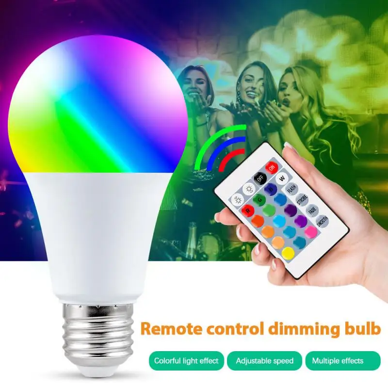

Decorative Changeable Long-lasting Multi-color Light Bulb Home Decor Best-selling Innovative Design Remote Controlled Versatile
