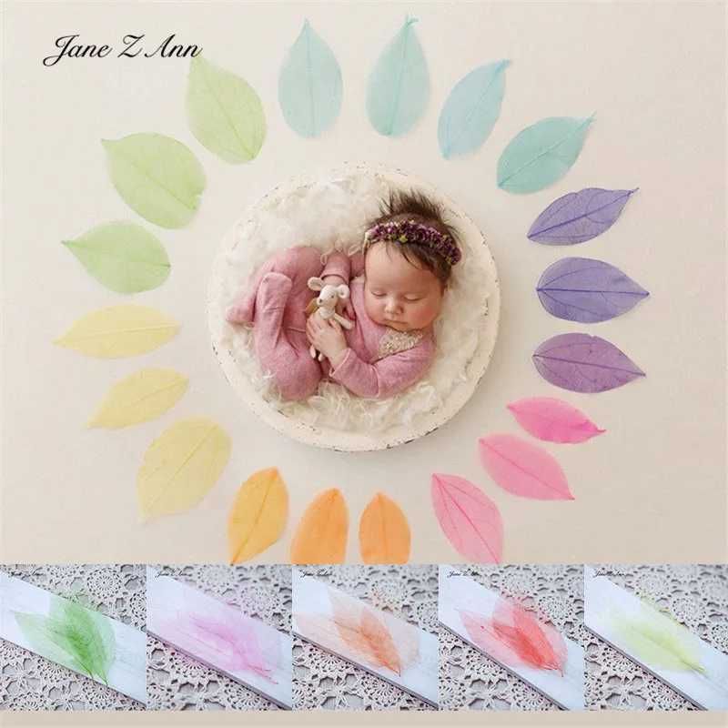 

Newborn photography props real color leaf veins props baby children studio style shooting creative accessories