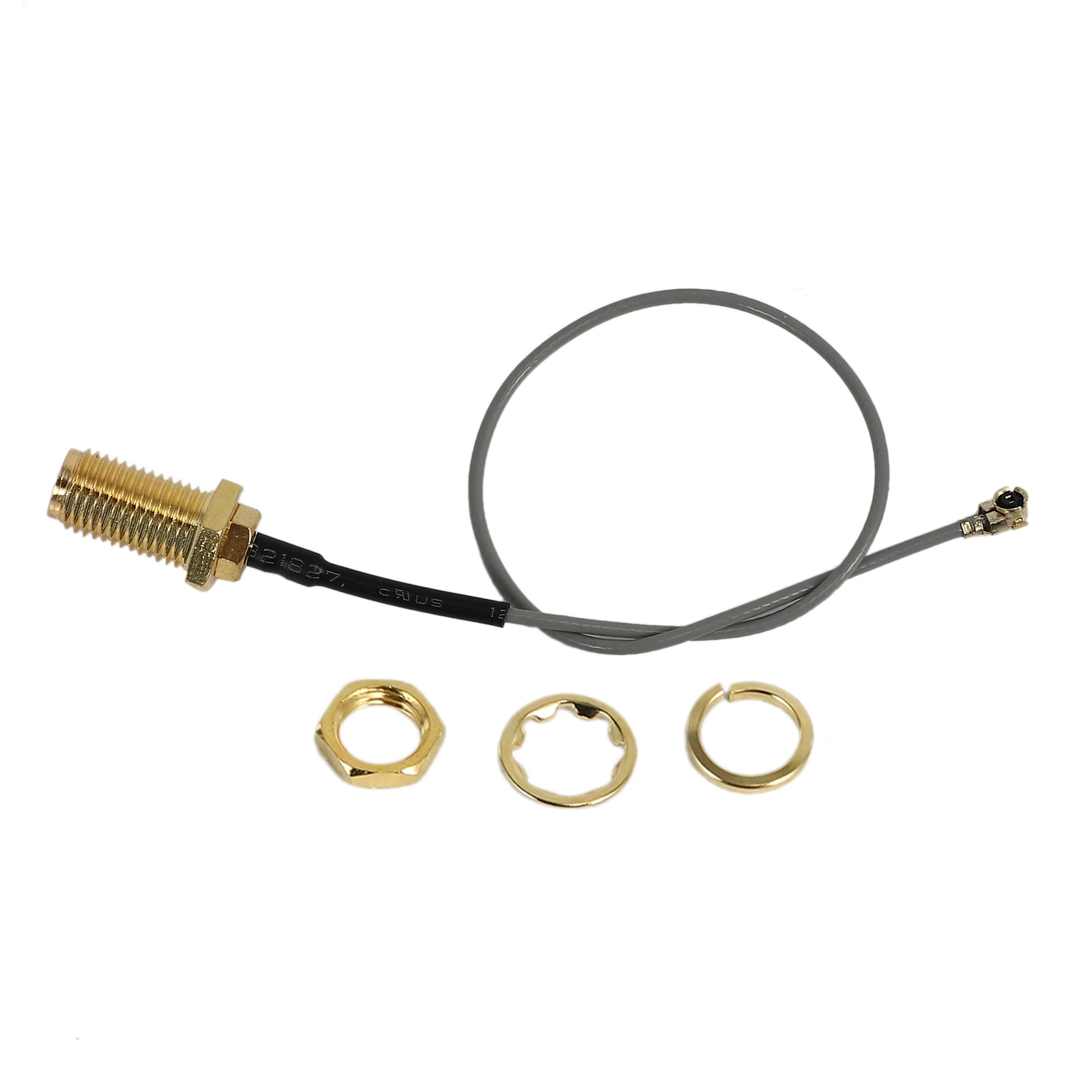 

IPX / u.fl to SMA Jack female bulkhead pigtail cable Mini-PCI 15cm RF Assemblies Gold