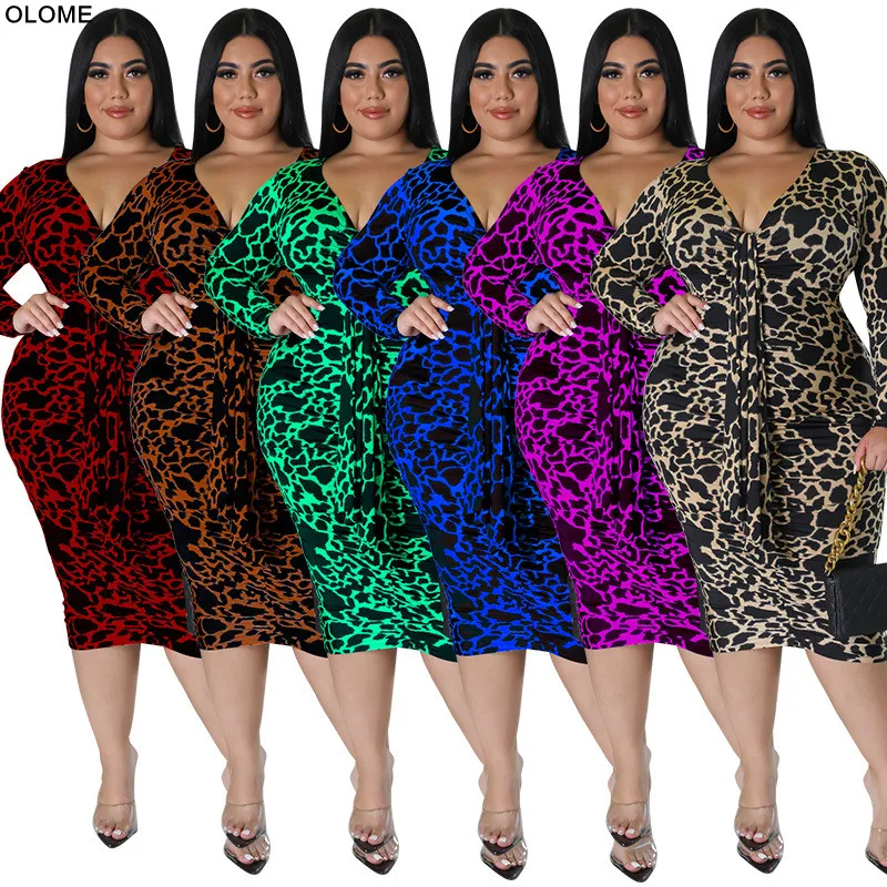 

Женское праздничное платье с принтом разных цветов, вечерние XL, 4XL, 5XL, осень 2022, однобортное Сексуальное Женское Платье-рубашка с длинным рукавом, повседневные платья