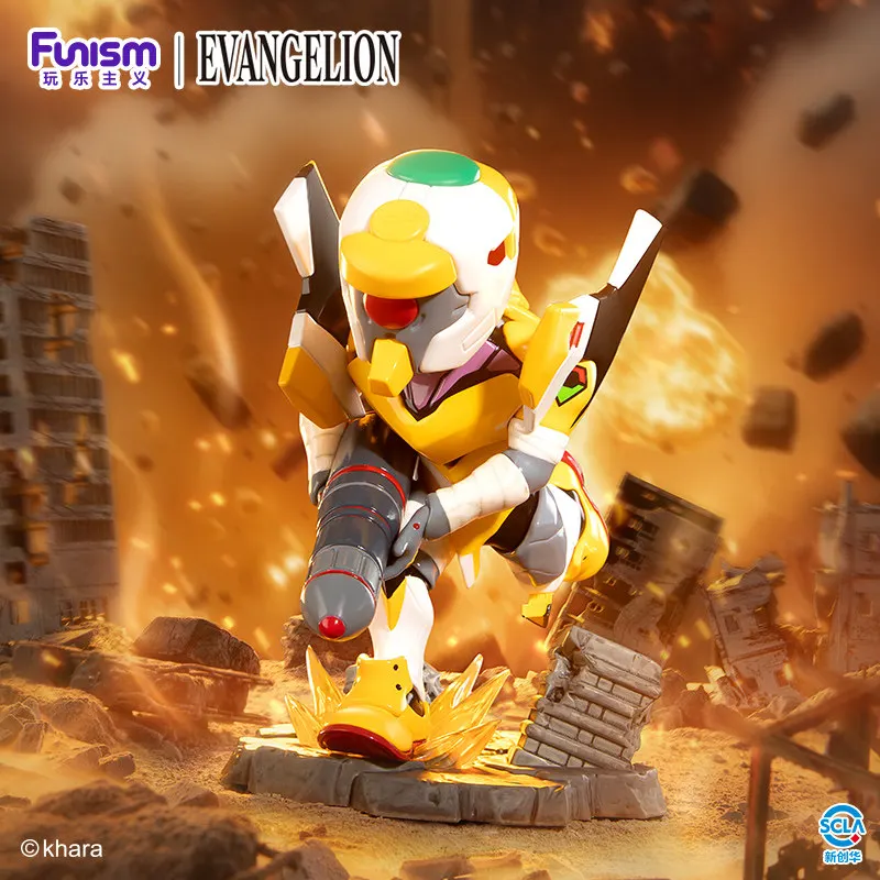 Фото 2026 Оригинальные фигурки Funism Neon Genesis Evangelion Eva Repair Plan Series в слепых коробках, настольное украшение, игрушка, подарок на день рождения для мальчика №4