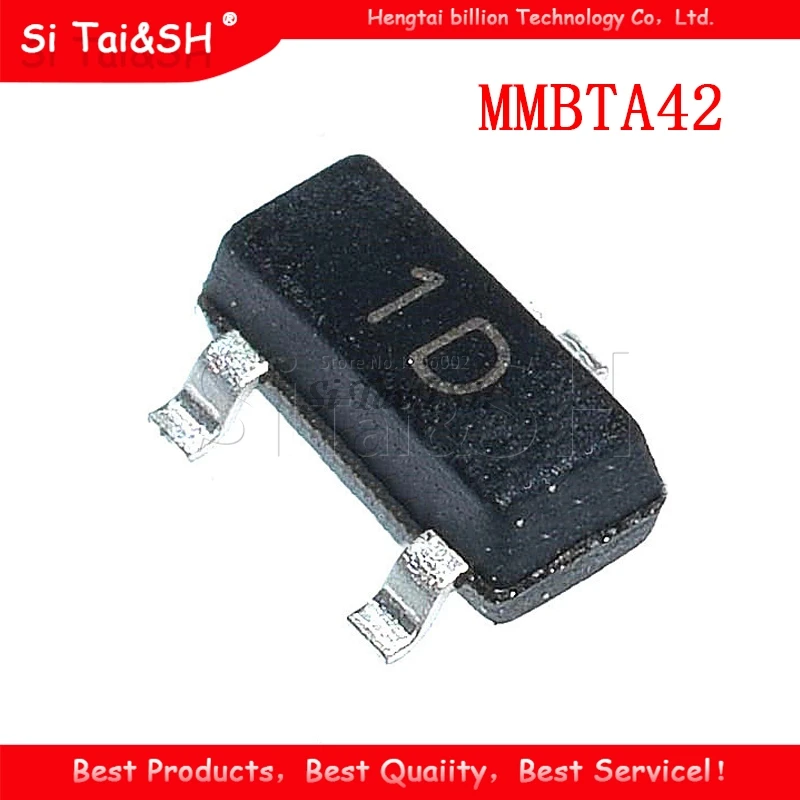 100 шт. MMBTA42 SOT23 A42 SOT MMBTA42LT1G SMD 1D SOT-23 3B новый транзистор