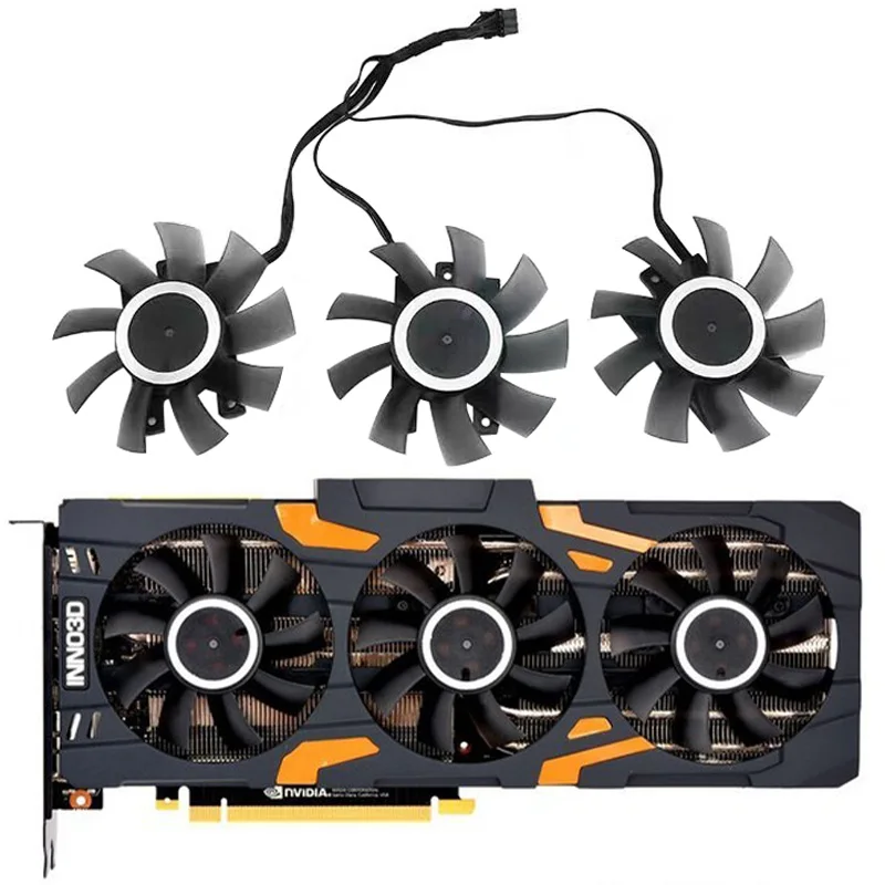 

Вентилятор для видеокарты, 75 мм, для INNO3D GeForce RTX 2070S 2080 2080S 2080Ti
