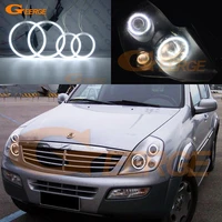 for ssangyong rexton ii excellent ultra bright ccfl angel eyes kit halo rings light car accessorie