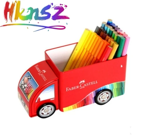 

1 Набор Faber Castell Акварельная ручка с наконечником из волокна, 33 цвета, художественный маркер с разъемом для грузовика, идеально подходит для в...