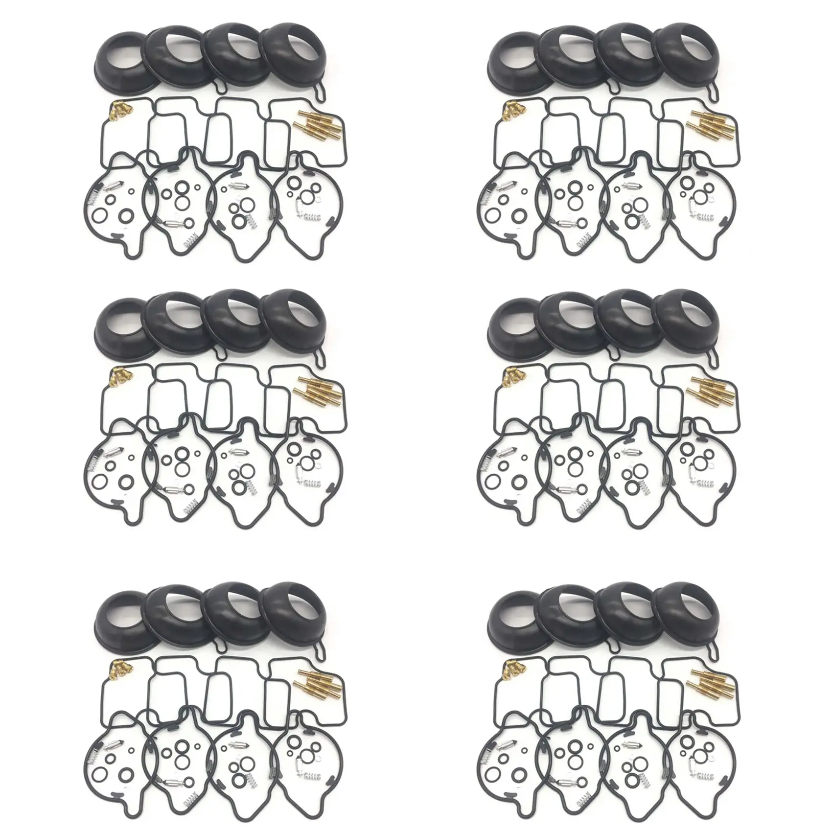 

24SET for Honda CBR600 F4 1999-2000 Carburetor Repair Kit Plunger Diaphragm Part