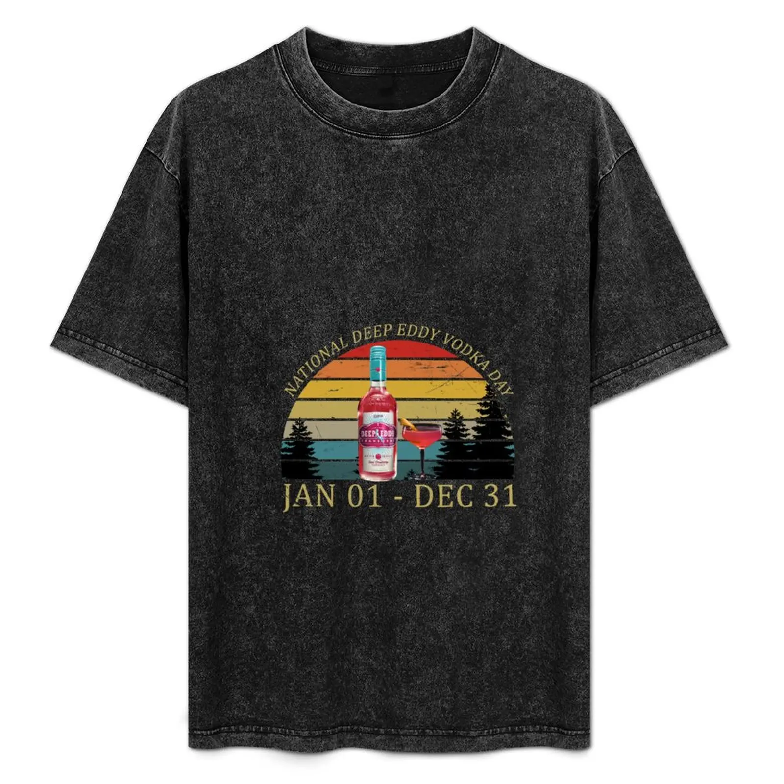 National Deep Eddy Vodka Day Jan 1 - Dec 31 Футболка большого размера с рисунком Комплект одежды