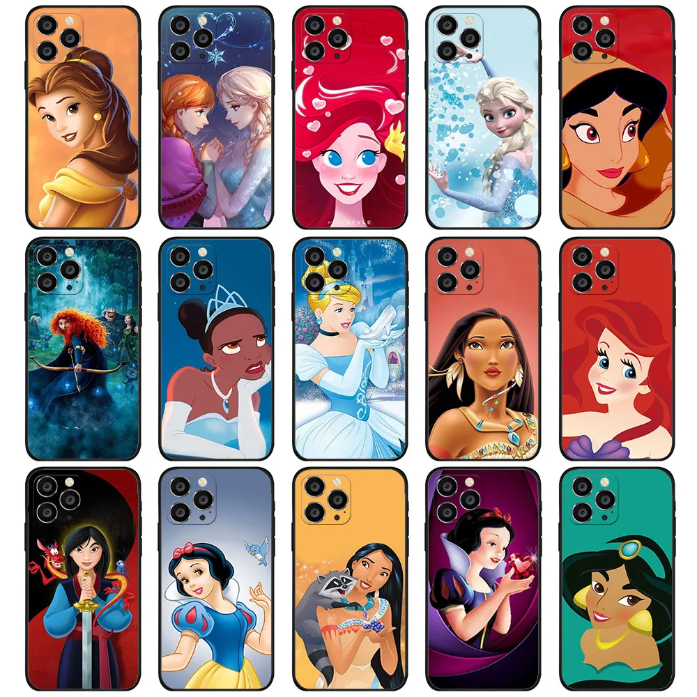 HR-23 Мягкий чехол Disney Princess для Realme 3 3i 5 5i 6 6S C2 C3 X2 XT C21 C12 C25 C21Y C33 C31 Narzo 20 30A 50i Pro